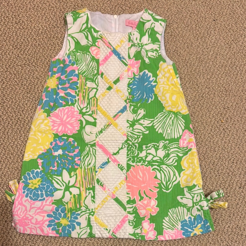 Colorful Floral Kids Dress Lilly Pulitzer
